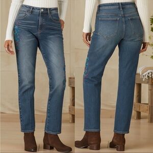 Sundance Driftwood‎ Embroidered Stella Flashflower Jeans size 29X29